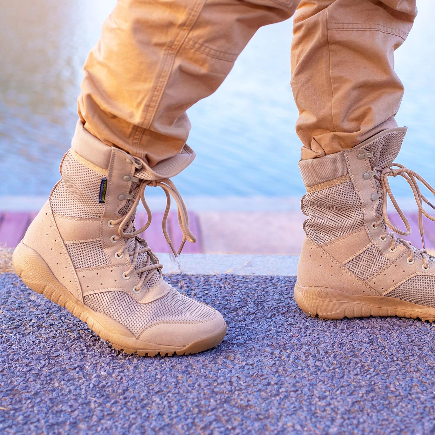 Suede Leather Military Lightweight Tactical Boots