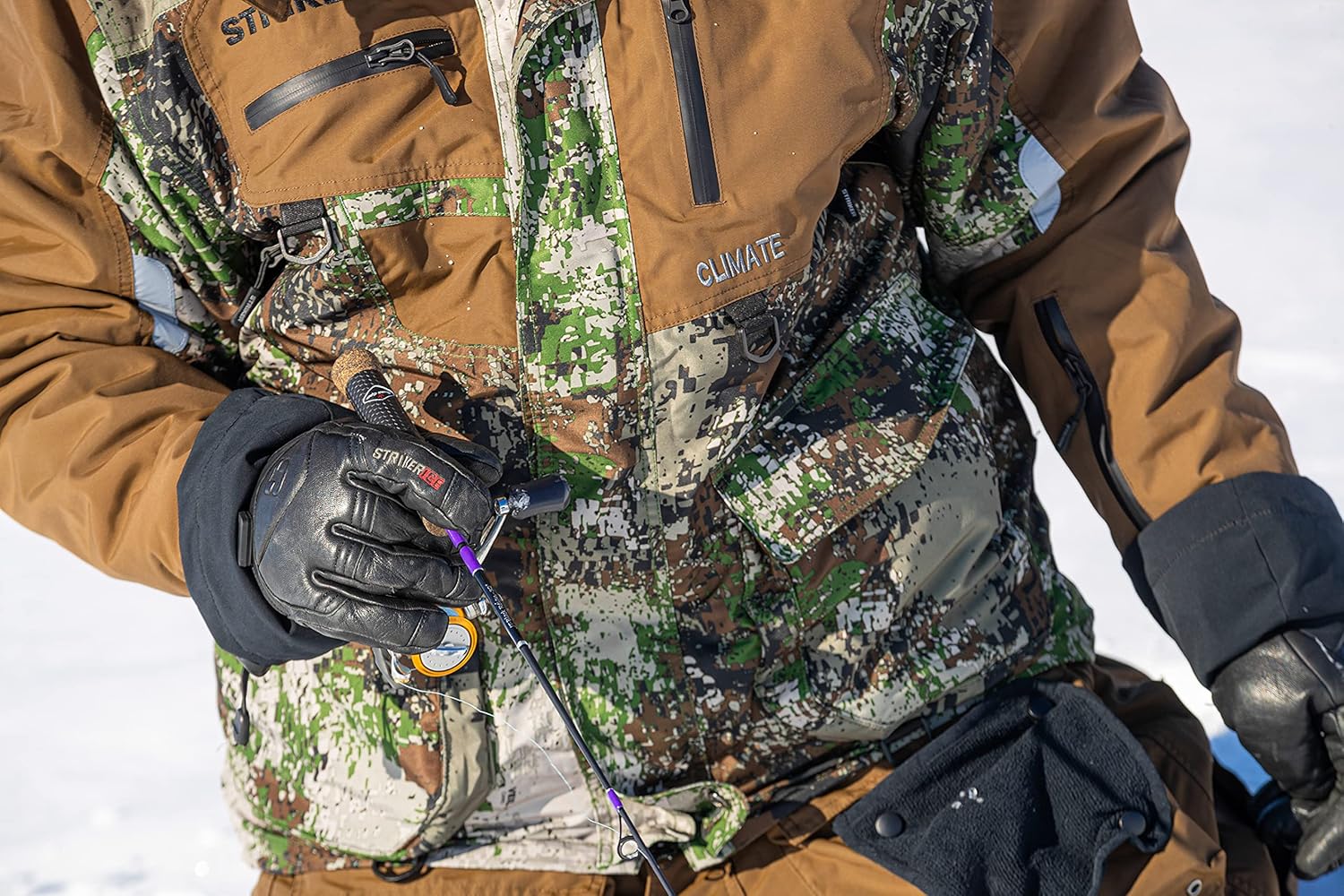 3-in-1 Insulated Waterproof Ice Fishing Jacket with Sureflote Flotation Technology