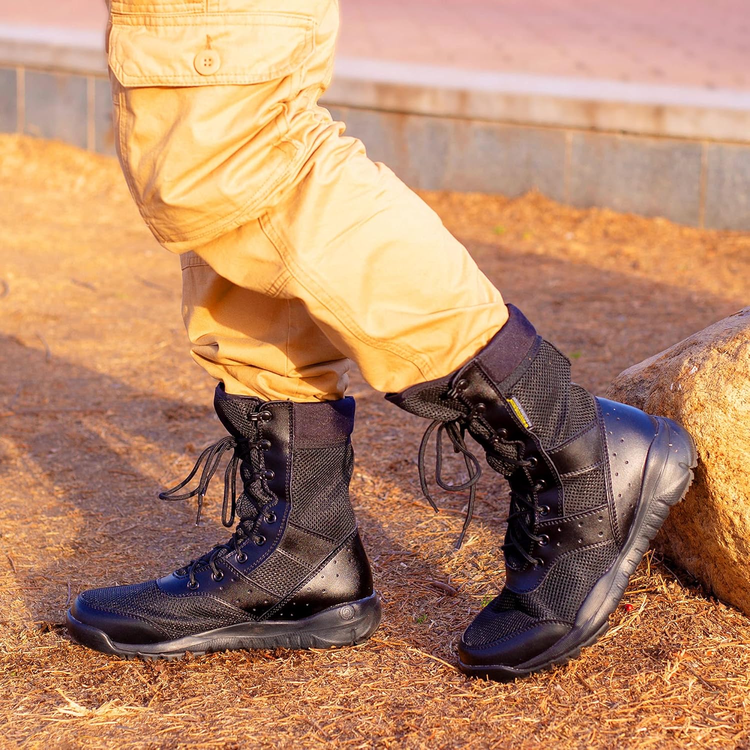 Suede Leather Military Lightweight Tactical Boots