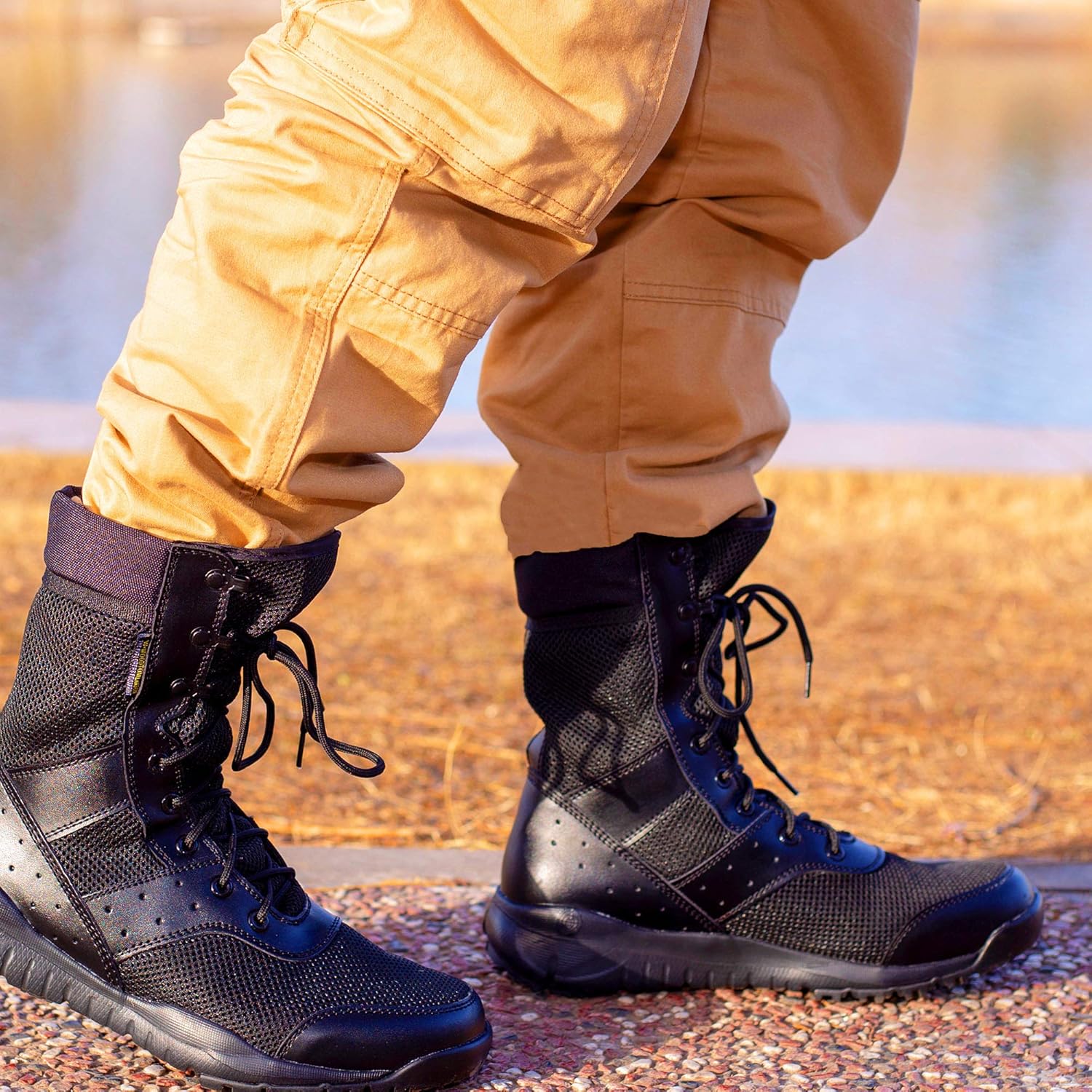 Suede Leather Military Lightweight Tactical Boots