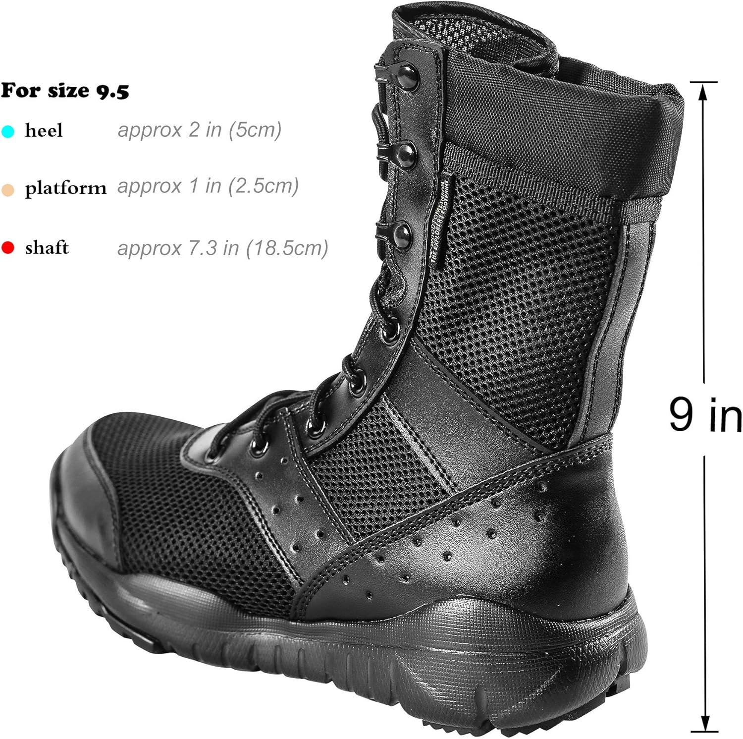 Suede Leather Military Lightweight Tactical Boots