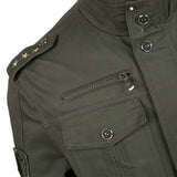 Men's Outdoor Casual Loose Stand Collar Hooded Jacket