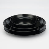 4-Piece Outdoor Stainless Steel Plates