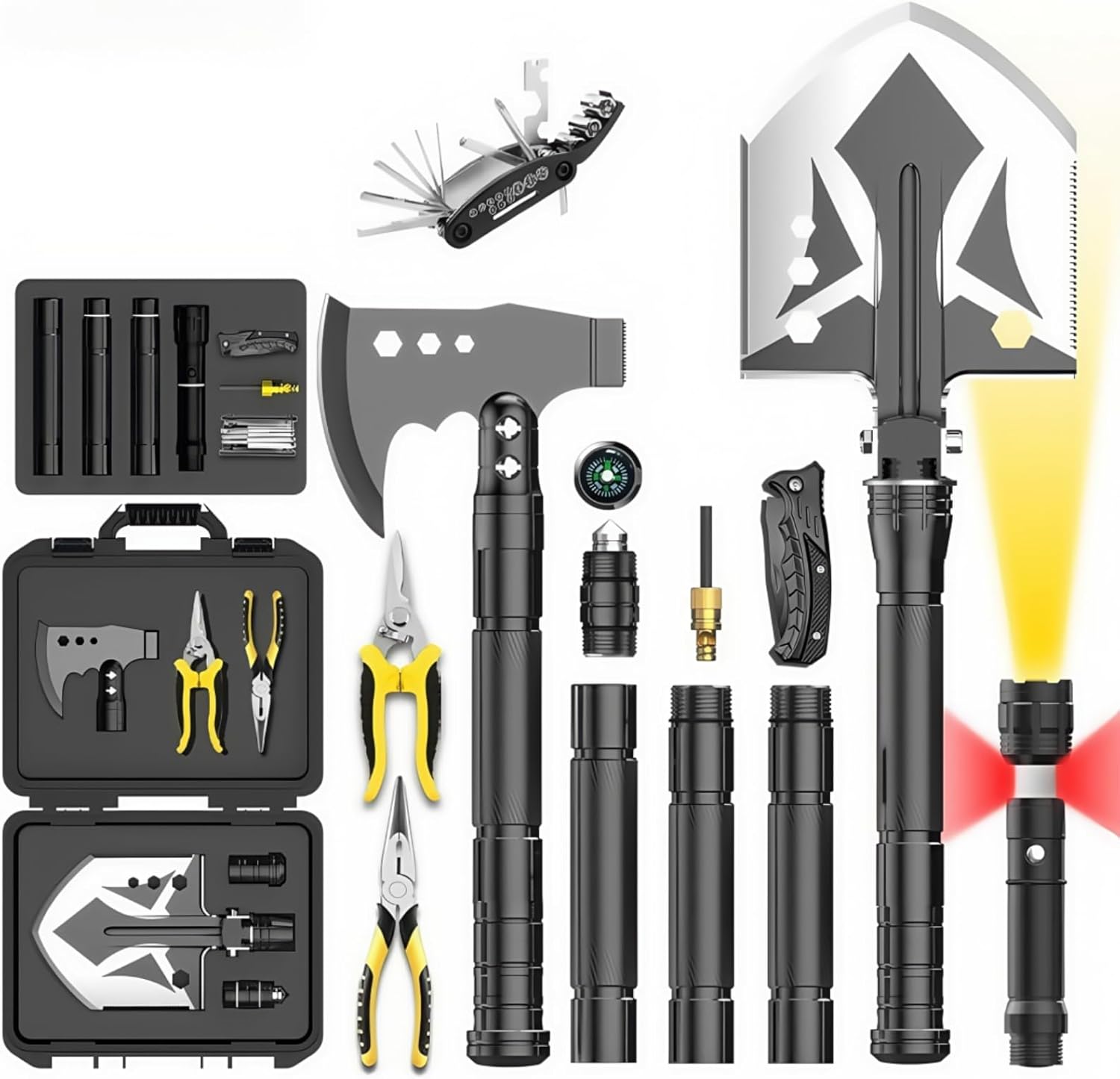 ESPNMAN Survival Shovel Survival Axe Set