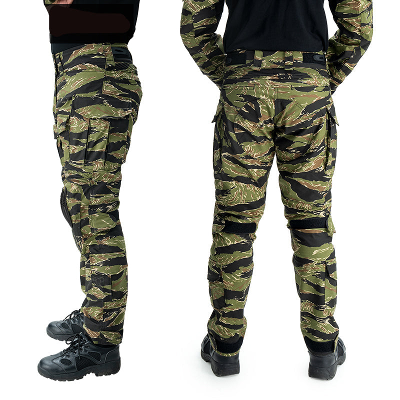 G3 Tiger Stripe Tactical Pants with Knee Pads