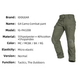 G4 Tactical Pants With Knee Pads