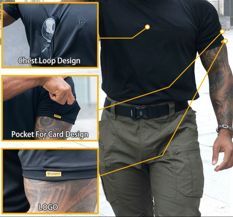 Quick Dry Round Neck Outdoor Sports T-Shirt
