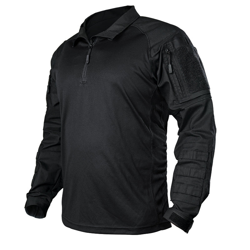 UFS Tactical Shirt  With Elbow Pads Elasticity Breathable Sport Shirt