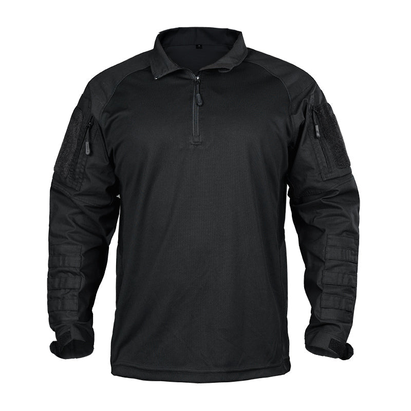 UFS Tactical Shirt  With Elbow Pads Elasticity Breathable Sport Shirt