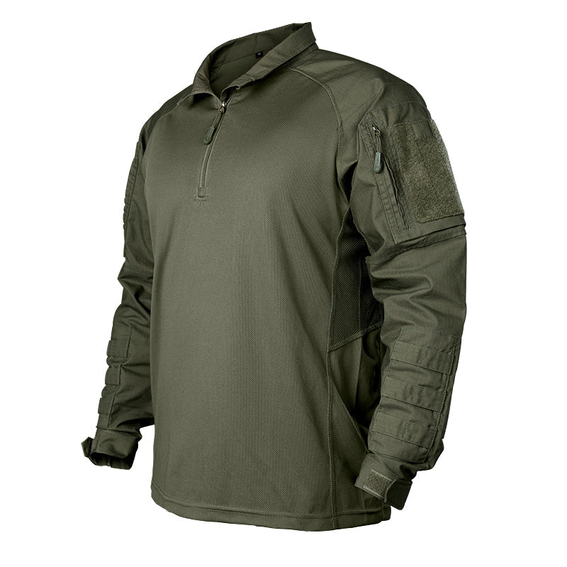 UFS Tactical Shirt  With Elbow Pads Elasticity Breathable Sport Shirt