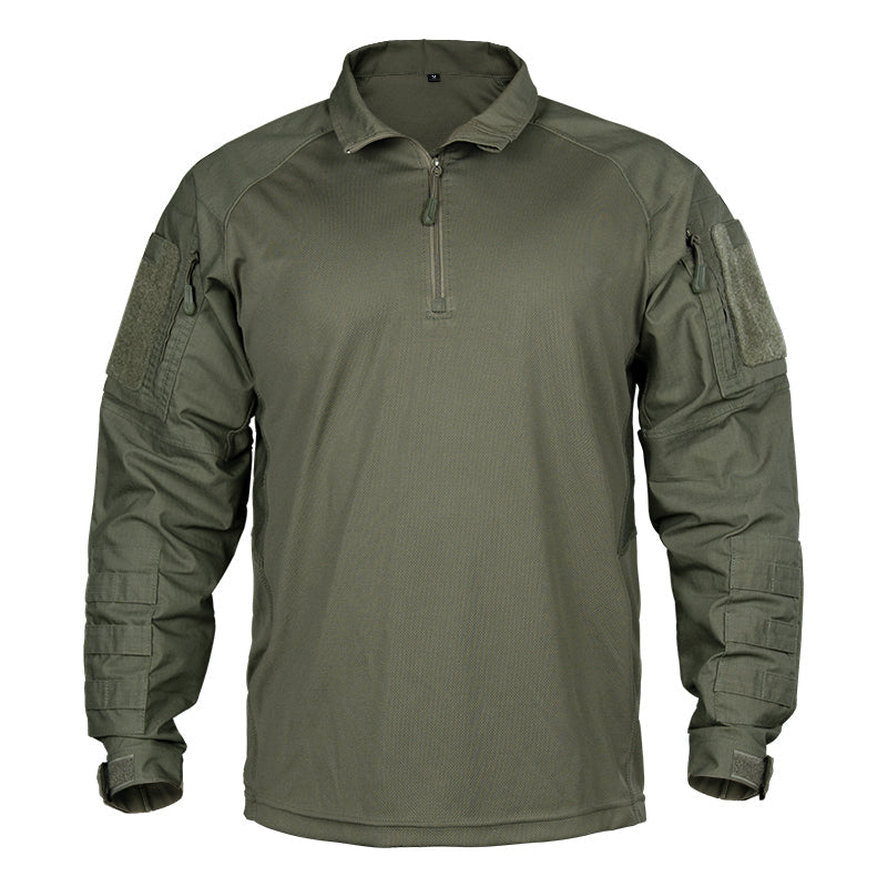 UFS Tactical Shirt  With Elbow Pads Elasticity Breathable Sport Shirt