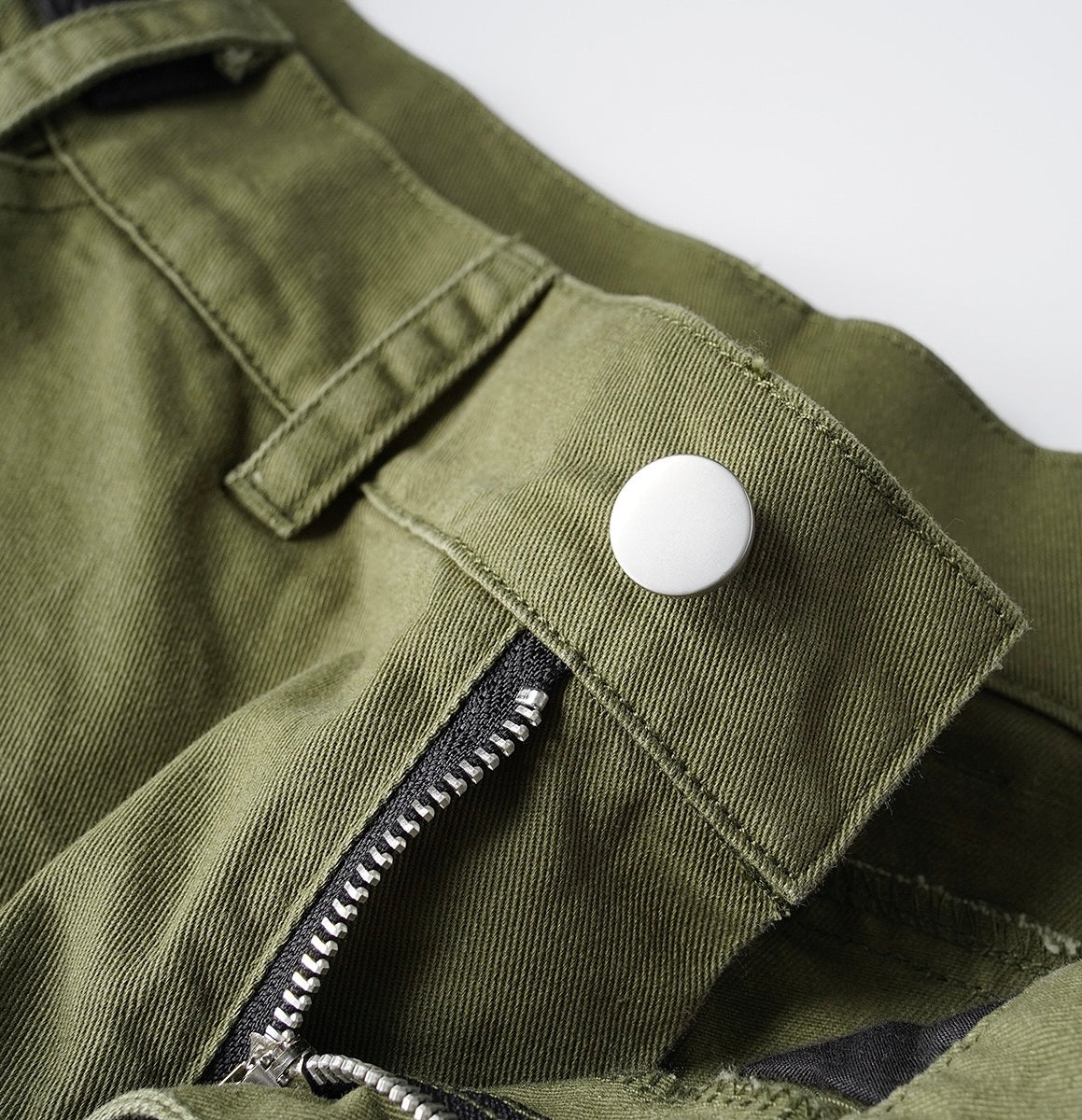 American Retro Pleated Paratrooper Cargo Pants