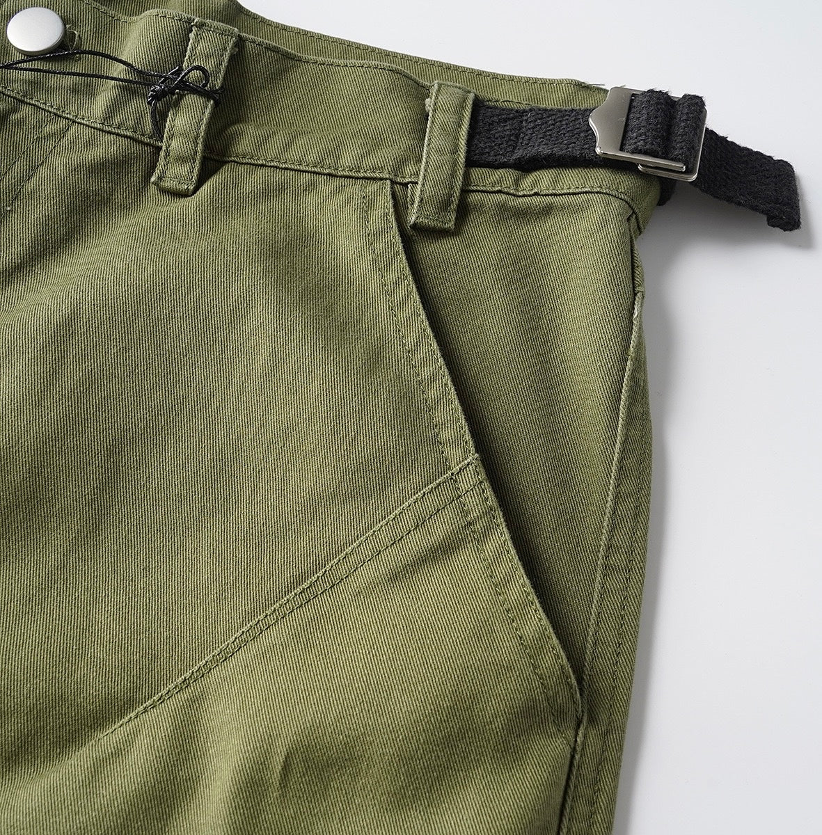 American Retro Pleated Paratrooper Cargo Pants