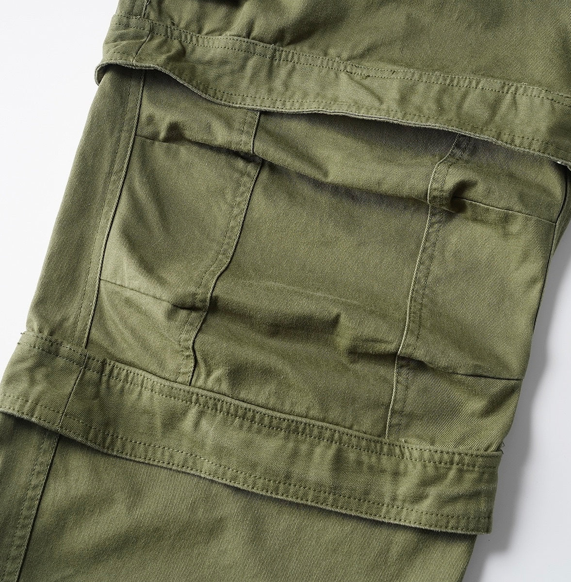 American Retro Pleated Paratrooper Cargo Pants