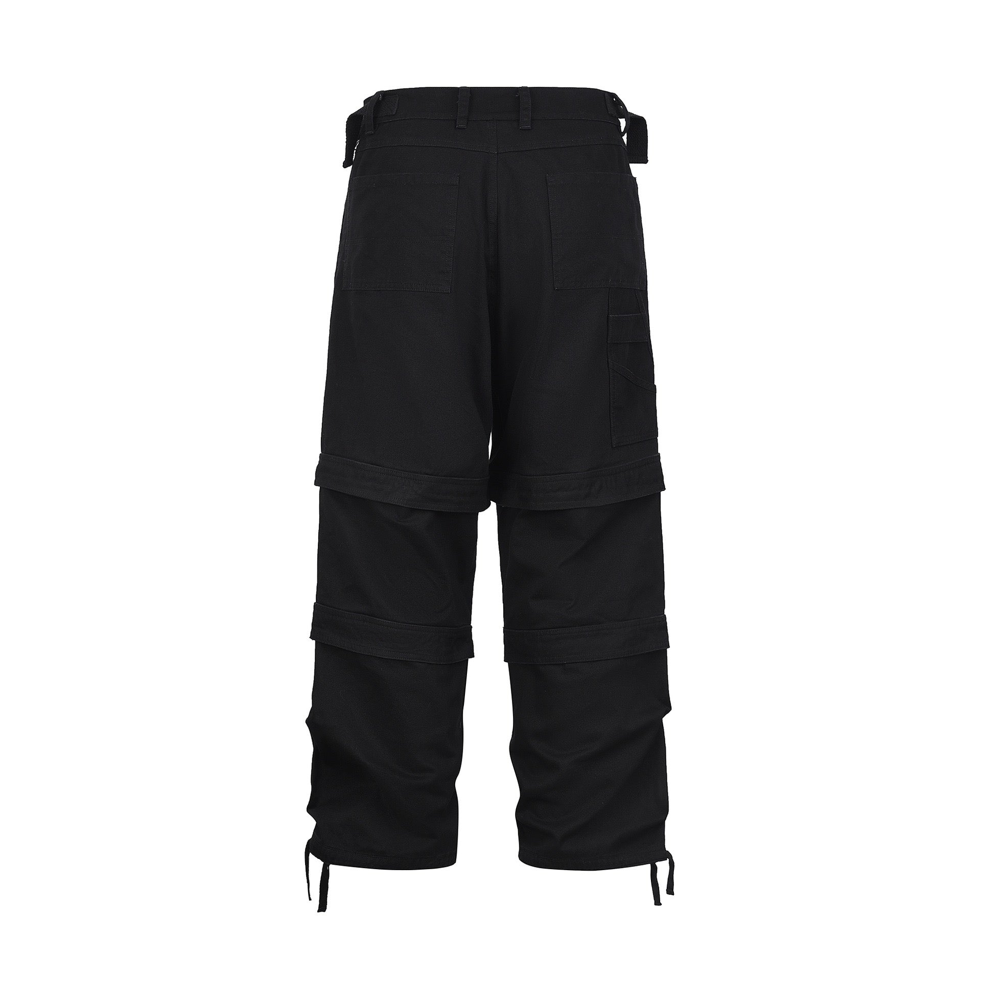 American Retro Pleated Paratrooper Cargo Pants