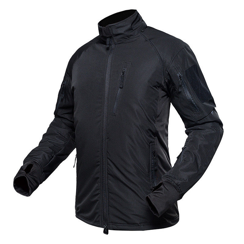 Outdoor Camouflage Windproof Jacket – Thermal Fleece Lined Mountaineering Jacket