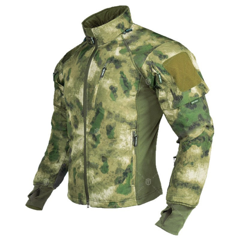 Outdoor Camouflage Windproof Jacket – Thermal Fleece Lined Mountaineering Jacket
