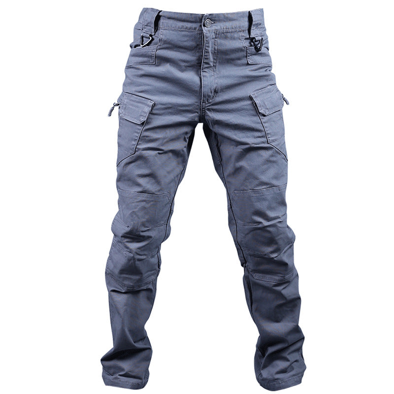 Men's Ix7 Tactical Pants – Elastic Waist, Loose Fit for Outdoor & Work