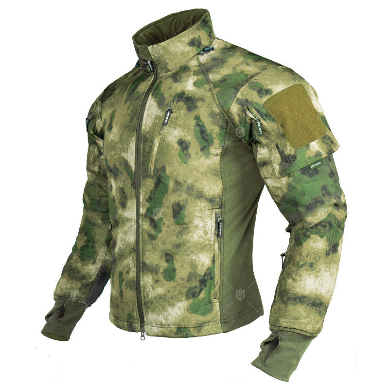 Outdoor Camouflage Windproof Jacket – Thermal Fleece Lined Mountaineering Jacket