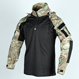 Men's Outdoor Tactical Short Sleeve Stand Jacket
