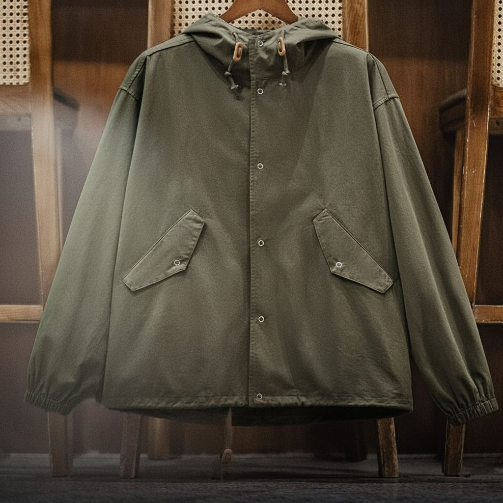 Retro M51 Military Jacket Vintage Fishtail Hooded Workwear Coat