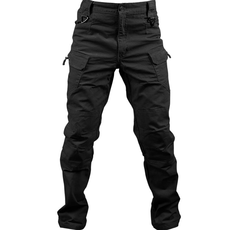 Men's Ix7 Tactical Pants – Elastic Waist, Loose Fit for Outdoor & Work