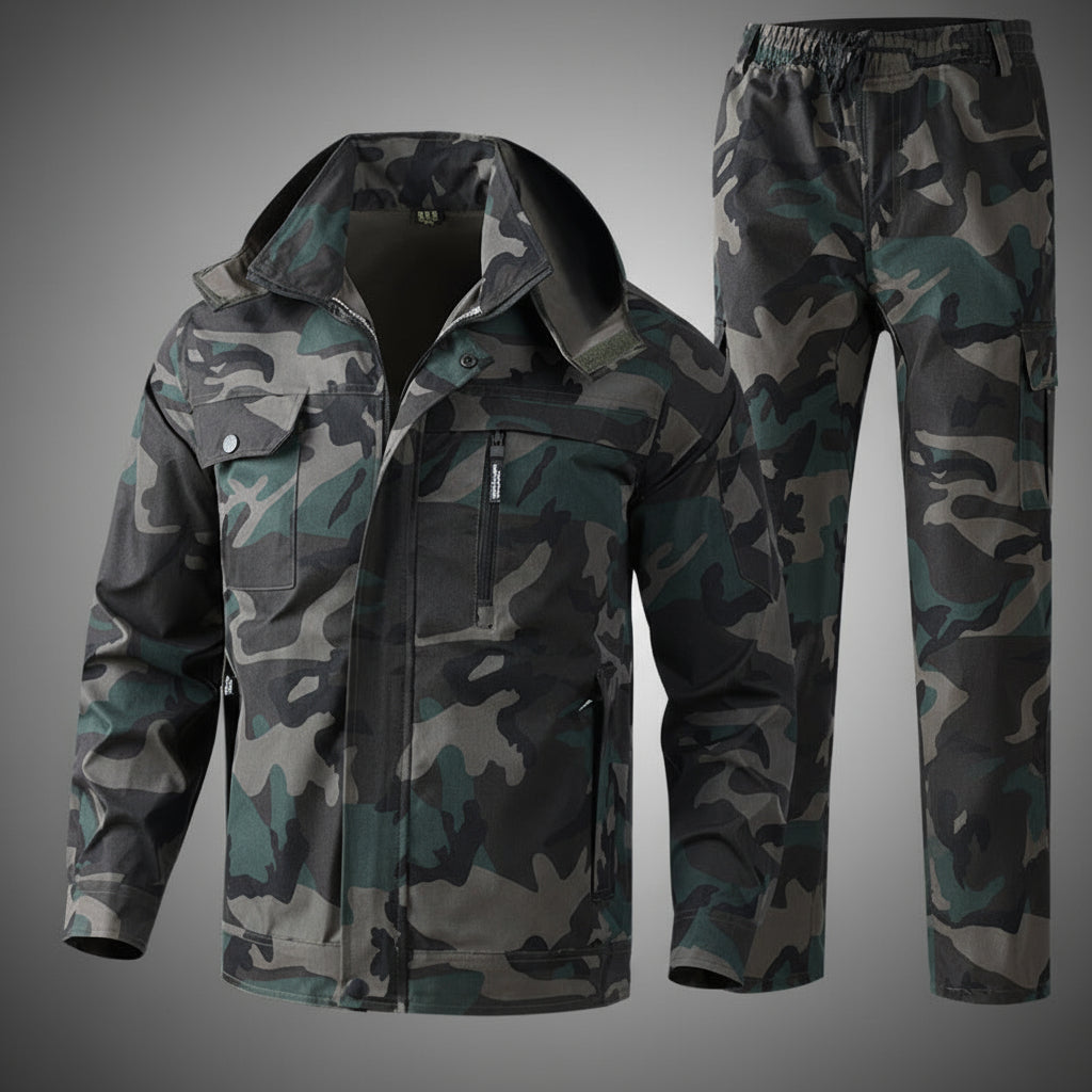 Men’s Durable Workwear Set – Welding & Auto Repair Protective Uniform