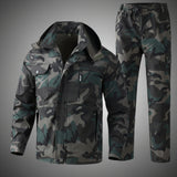 Men’s Durable Workwear Set – Welding & Auto Repair Protective Uniform