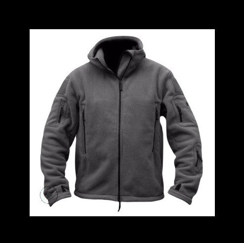 Men’s Outdoor Warm Fleece Lined Jacket – Cold-Proof Windbreaker Hooded Coat for Winter
