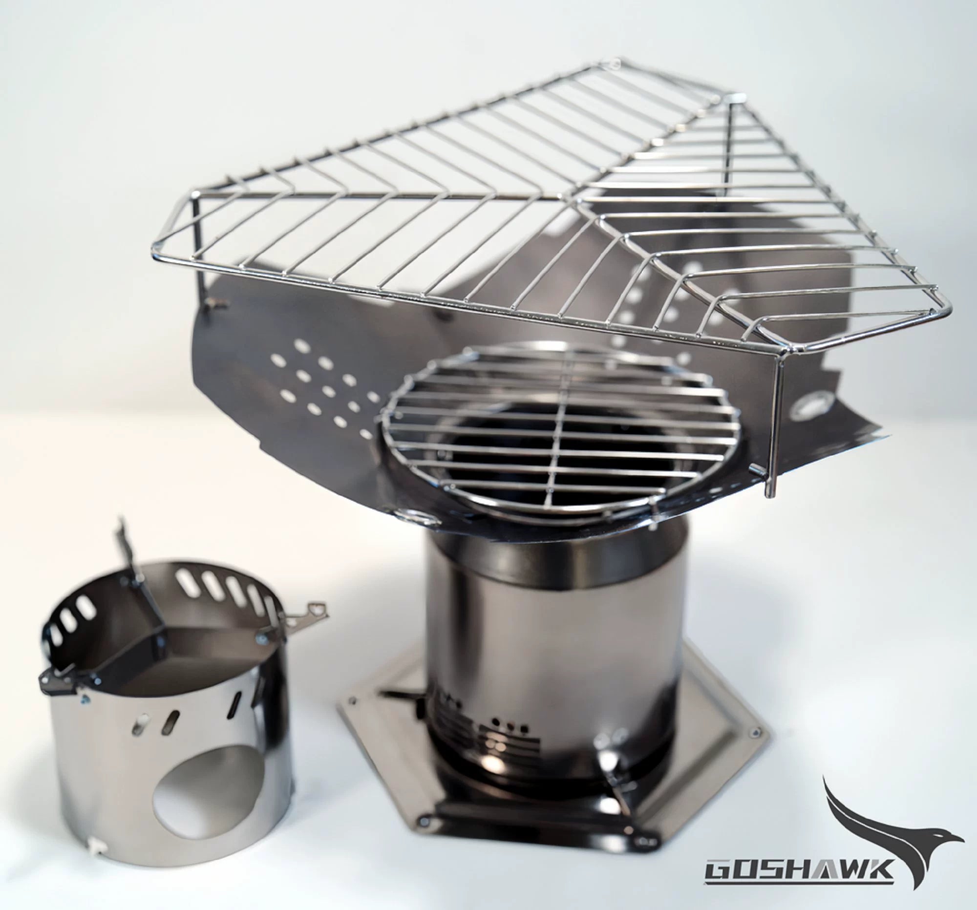 Ti-Atomi Titanium Wood Stove - Portable Secondary Combustion