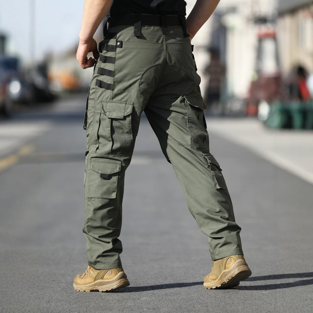 Men's Beetle Invasion Tactical Camo Pants: Multifunctional Pockets, Wear-Resistant