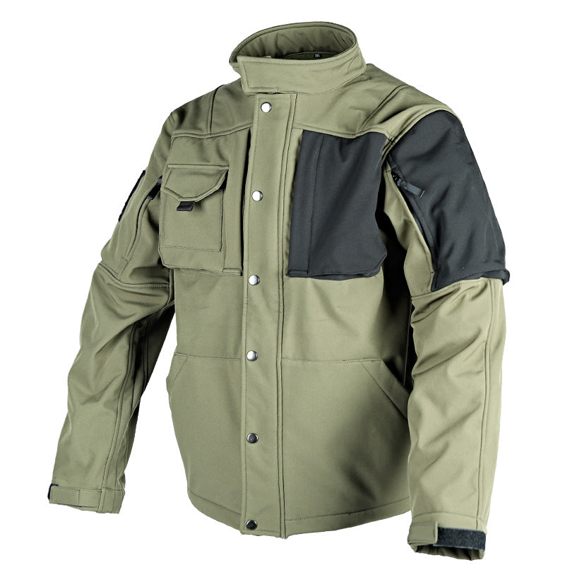 Men's Outdoor Windproof Wear-resistant Color Matching Jacket