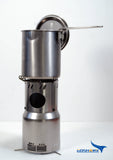 Ti-Atomi Titanium Wood Stove - Portable Secondary Combustion