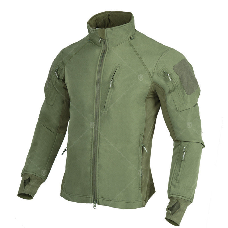 Outdoor Camouflage Windproof Jacket – Thermal Fleece Lined Mountaineering Jacket