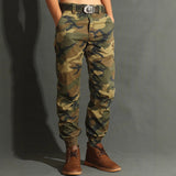 Men's Camouflage Cotton Cargo Pants – Loose Fit Tactical Casual Trousers for Outdoor & Workwear