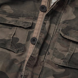 Heavy Camouflage Work Jacket – Multi-Pocket Military Style Men’s Jacket