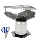 Ti-Atomi Titanium Wood Stove - Portable Secondary Combustion