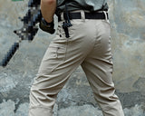 Men's Quick Dry Elastic Fabric Tear Resistant Tactical Multi Pocket Cargo Pants