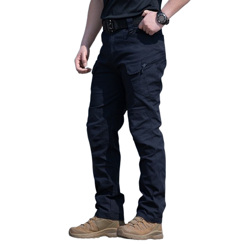 Men's Ix7 Tactical Pants – Elastic Waist, Loose Fit for Outdoor & Work