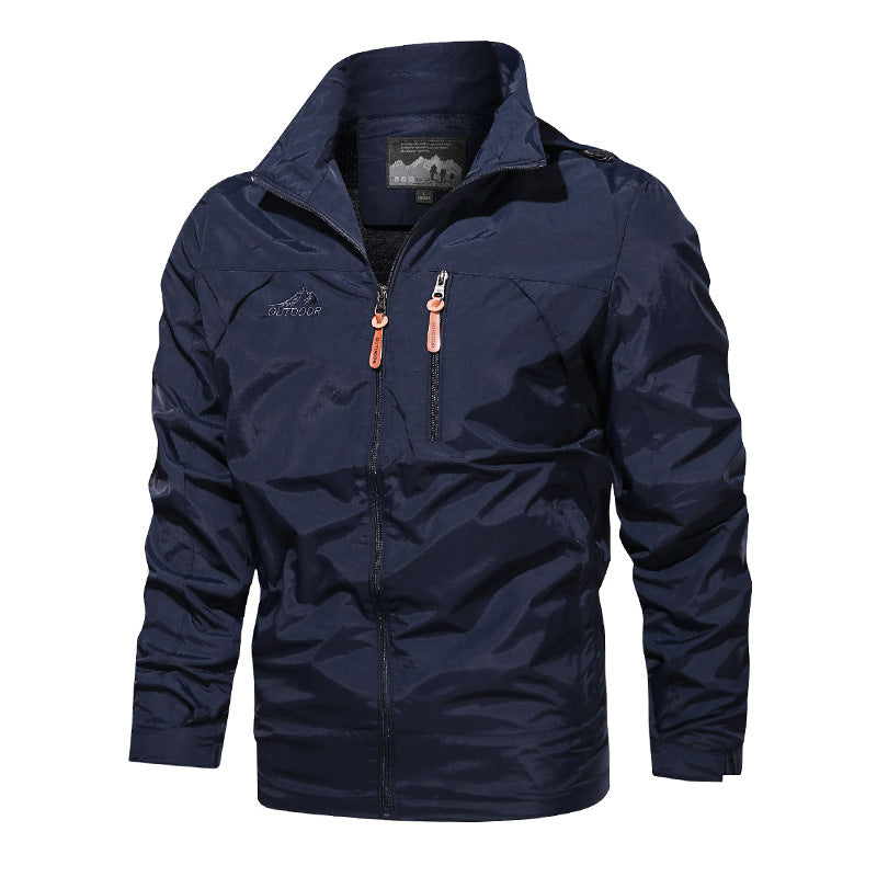 Men's Outdoor Waterproof And Windproof Hooded Jacket