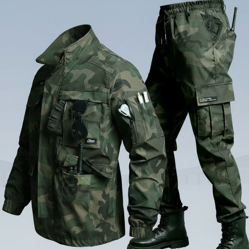 Durable Workwear Set – Tear-Resistant Mechanic Uniform, Breathable Protective Clothing
