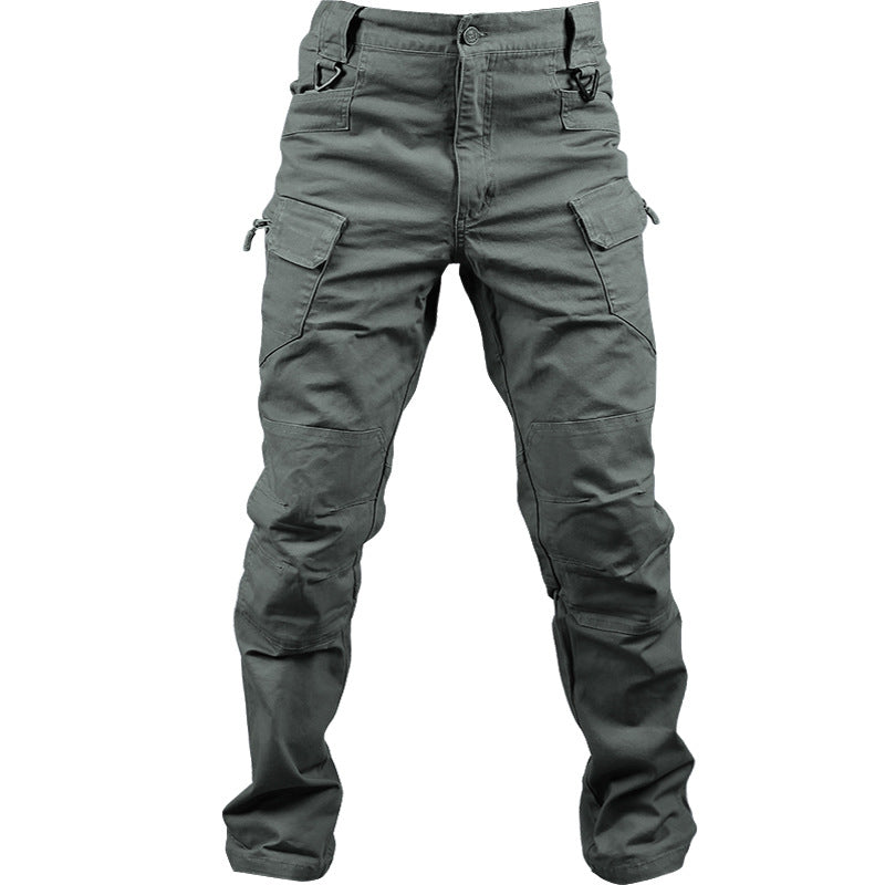 Men's Ix7 Tactical Pants – Elastic Waist, Loose Fit for Outdoor & Work