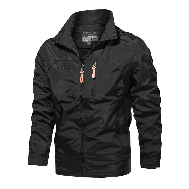 Men's Outdoor Waterproof And Windproof Hooded Jacket