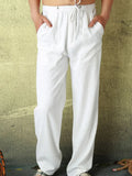 Men's Loose Lightweight Casual Linen Pants Casual Home Comfort Pants