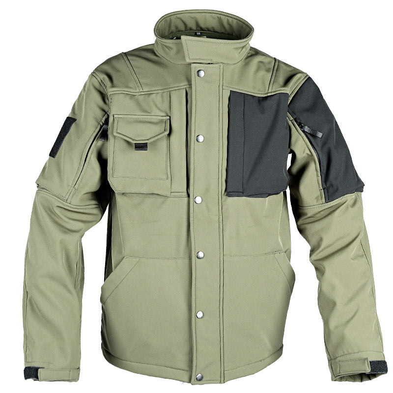 Men's Outdoor Windproof Wear-resistant Color Matching Jacket