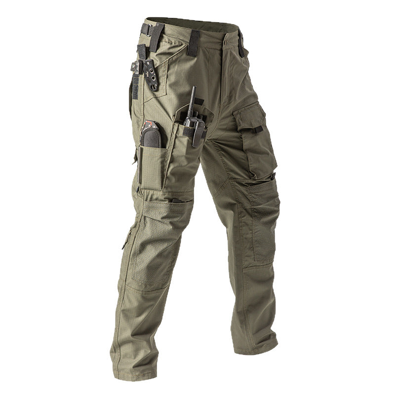 Men's Beetle Invasion Tactical Camo Pants: Multifunctional Pockets, Wear-Resistant