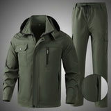 Men’s Durable Workwear Set – Welding & Auto Repair Protective Uniform