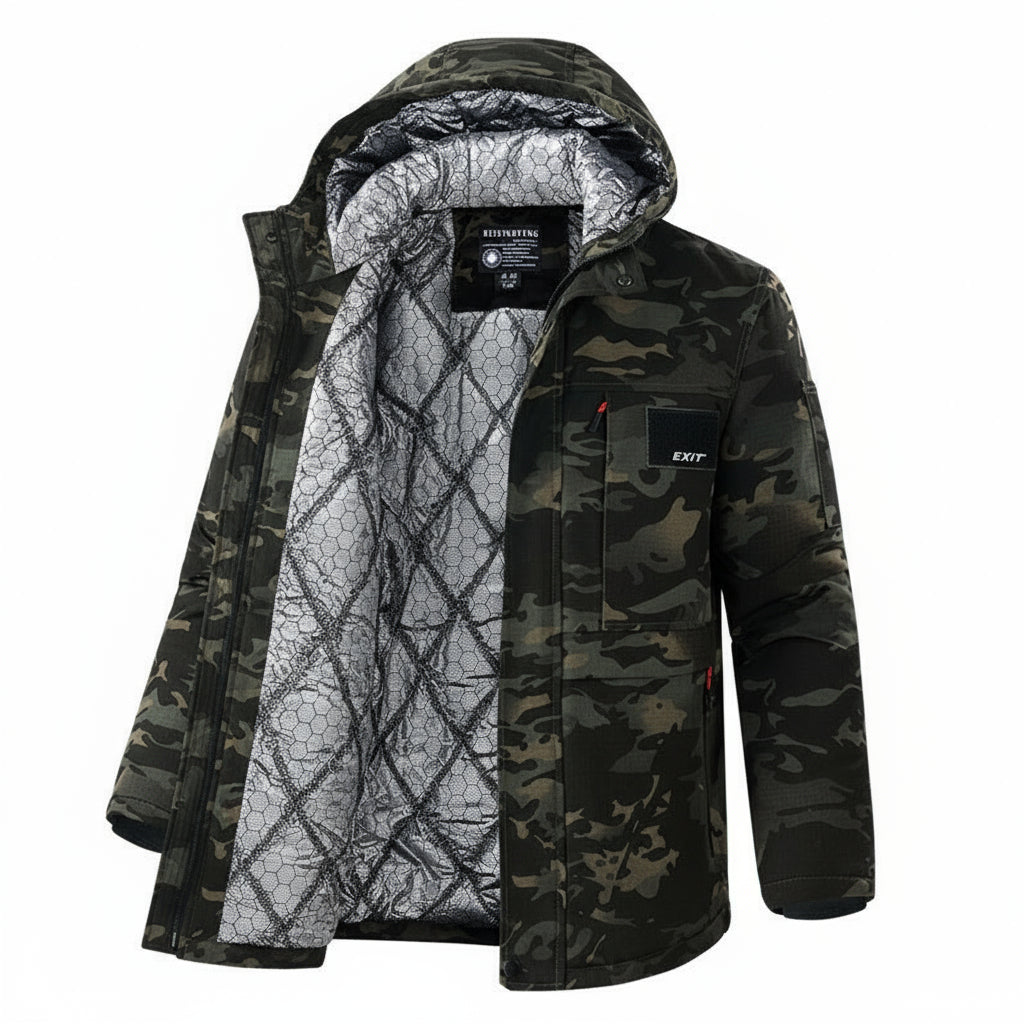Men’s Winter Graphene Cotton Jacket | Waterproof, Heat-Reflective, Cold-Proof & Wear-Resistant Work Coat