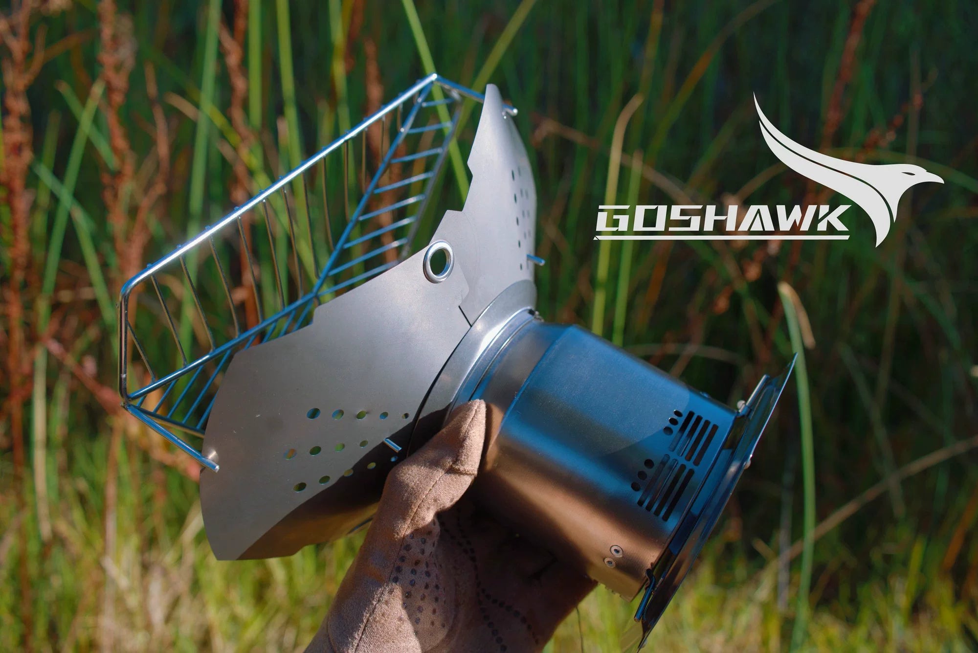 Ti-Atomi Titanium Wood Stove - Portable Secondary Combustion