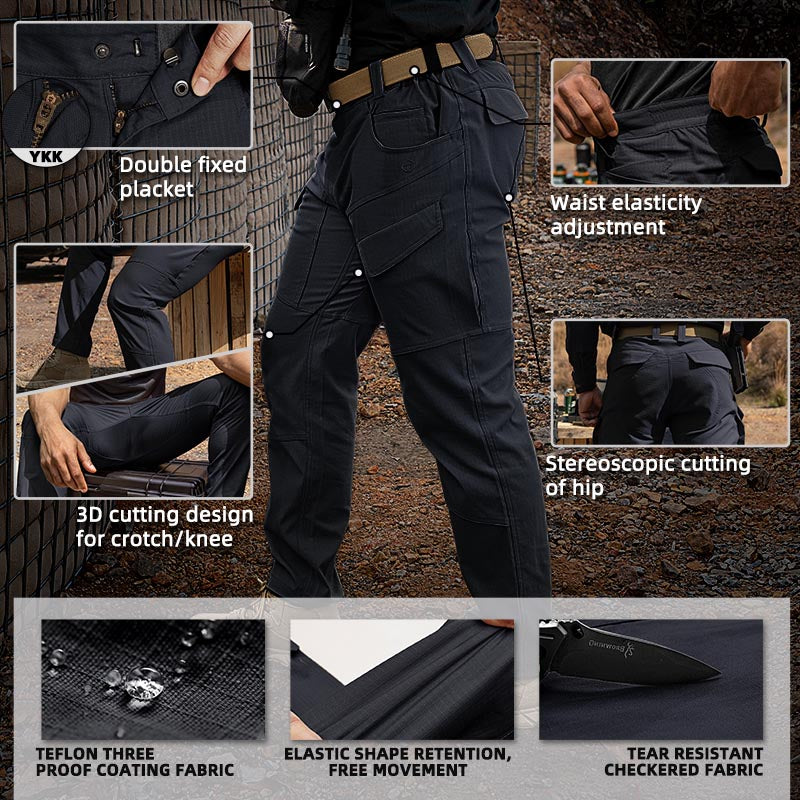 EDC Outdoor Lightweight Water Resistant Ripstop Cargo Pants